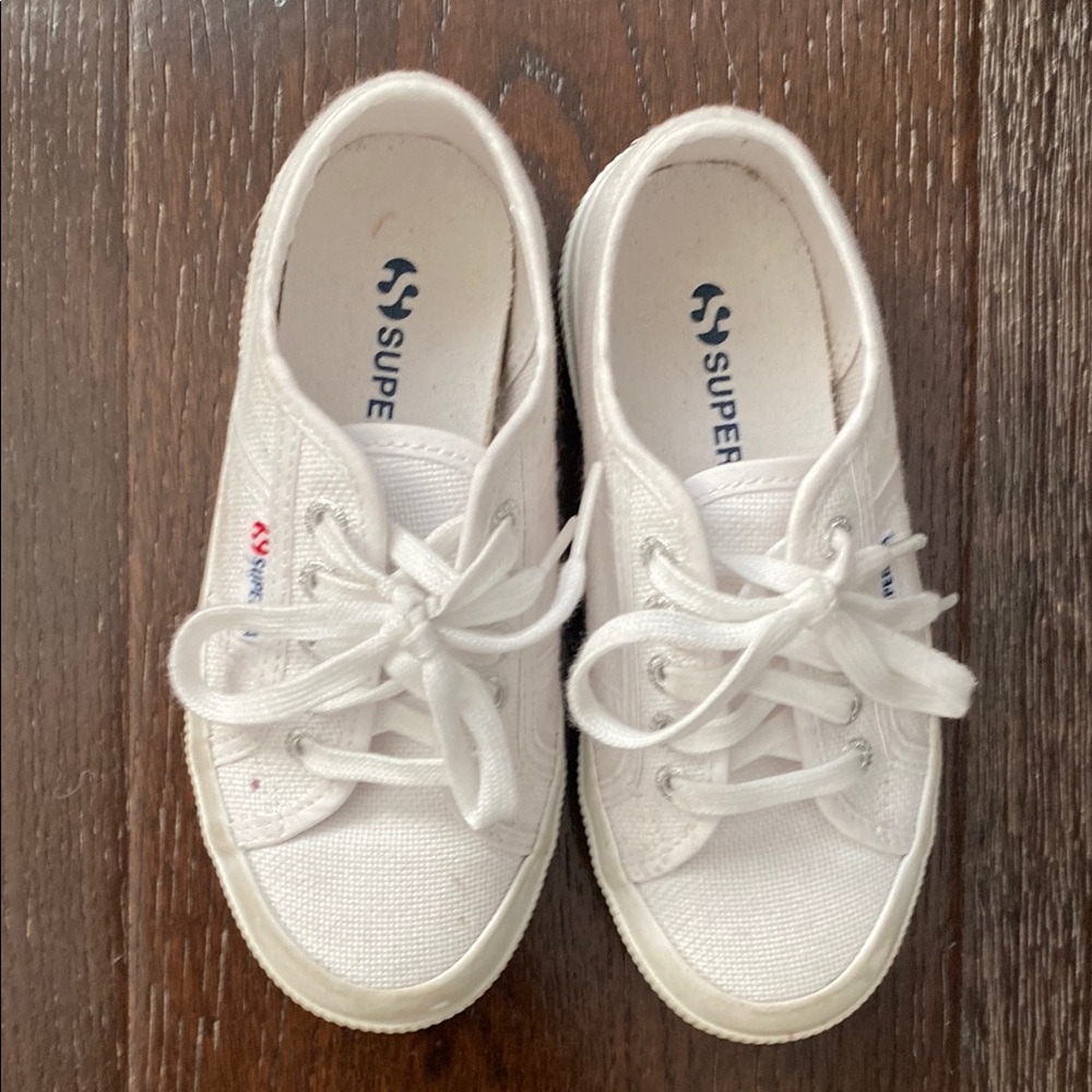 Superga Kids White Sneakers